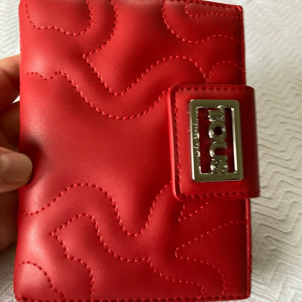 TOUS Red Leather Wallet